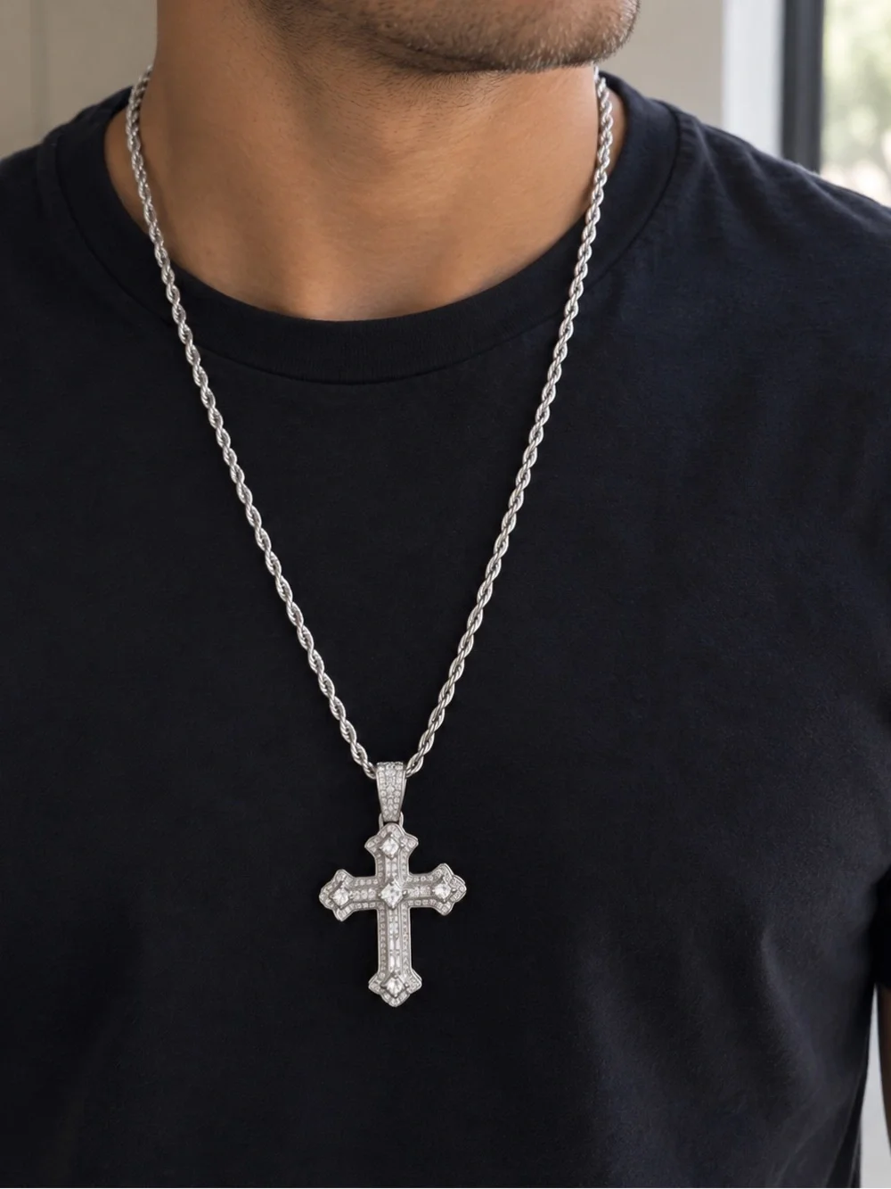 Cross Pendant Necklace – Minimalist and timeless design.
